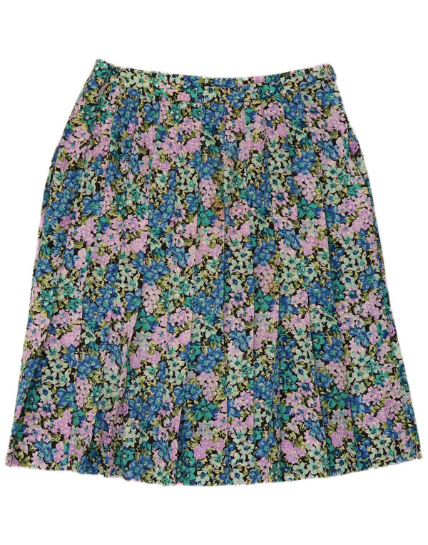 Vintage Γυναικεία Πλισέ Φούστα W30 Μεσαία Πολύχρωμη Floral