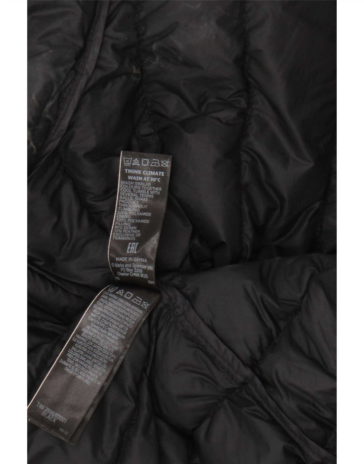 Marks & Spencer Γυναικεία επένδυση Gilet UK 20 2XL Μαύρο Πολυαμίδιο