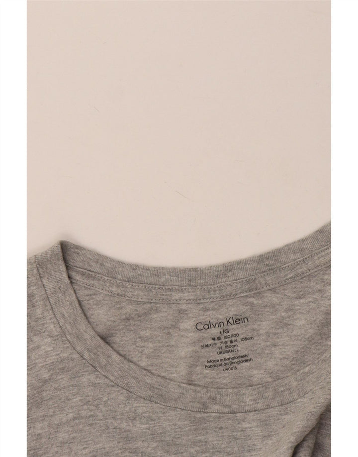 Ανδρικό T-Shirt Calvin Klein Top Large Grey Flecked