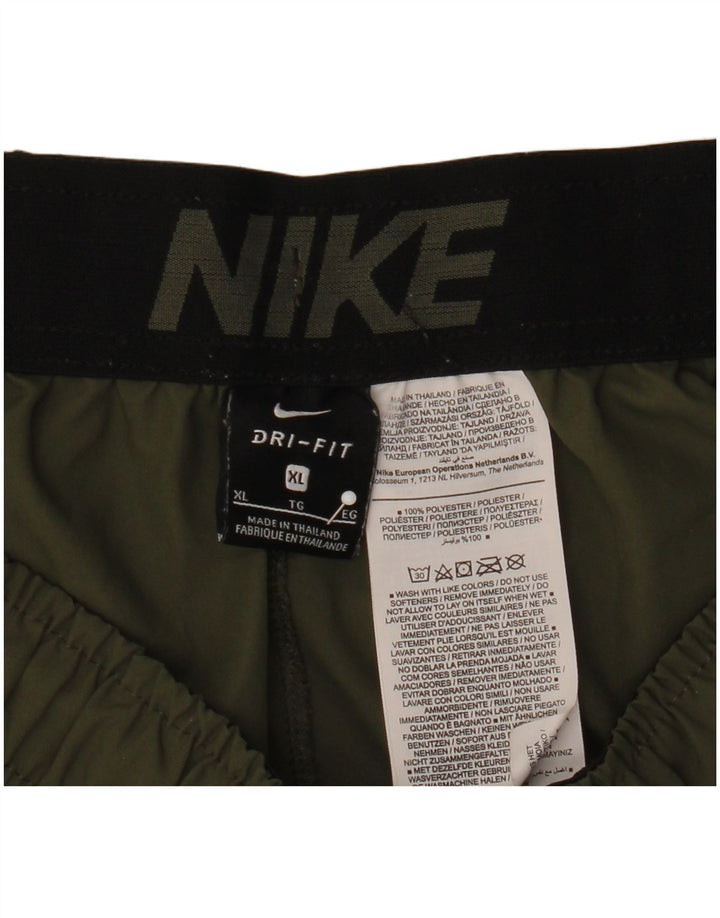 Ανδρικά γραφικά αθλητικά σορτς Nike Dri Fit XL Khaki Polyester