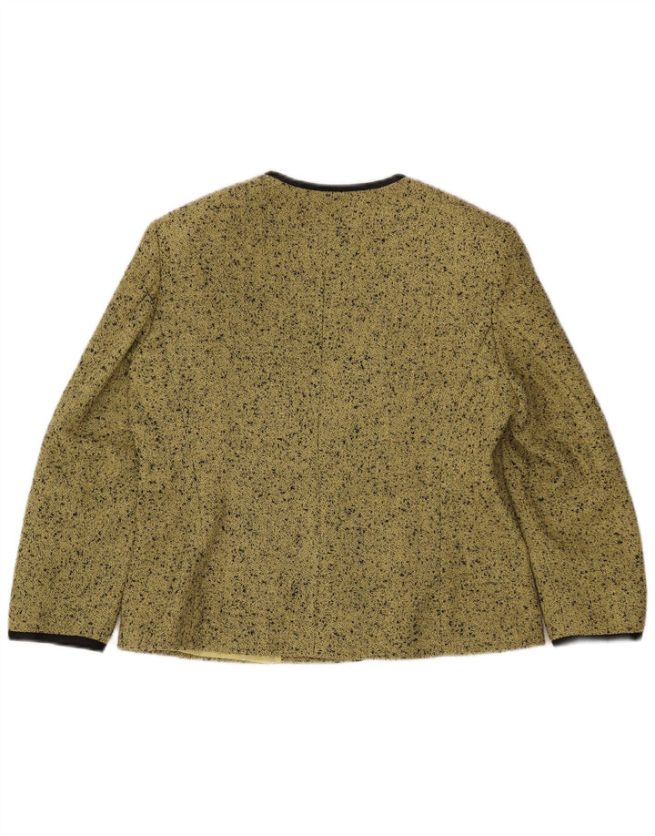 DELIA FERRARI Γυναικείο Μπουφάν Blazer 3/4 μανίκι IT 41 Small Green