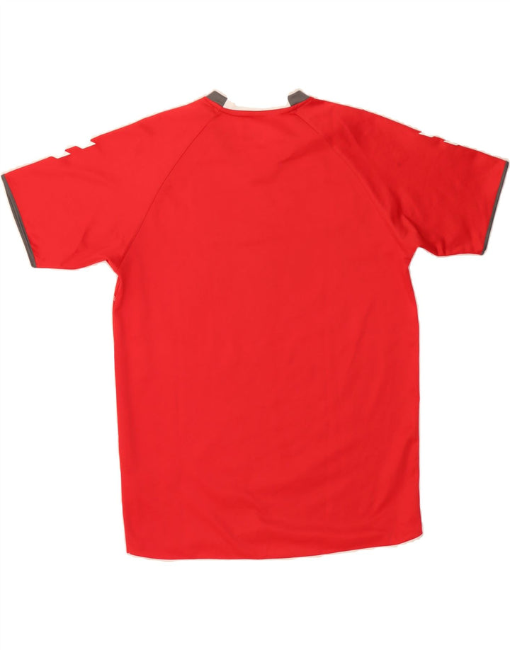 HUMMEL Mens T-Shirt Top Large Red Polyester Vintage Hummel and Second-Hand Hummel from Messina Hembry 