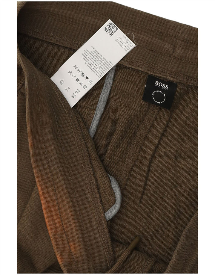 Ανδρική φόρμα Hugo Boss Παντελόνι Joggers XL Khaki Cotton