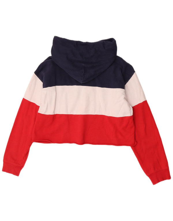 Levi's Womens Oversized Crop Hoodie Jumper UK 14 Medium Multicoloured