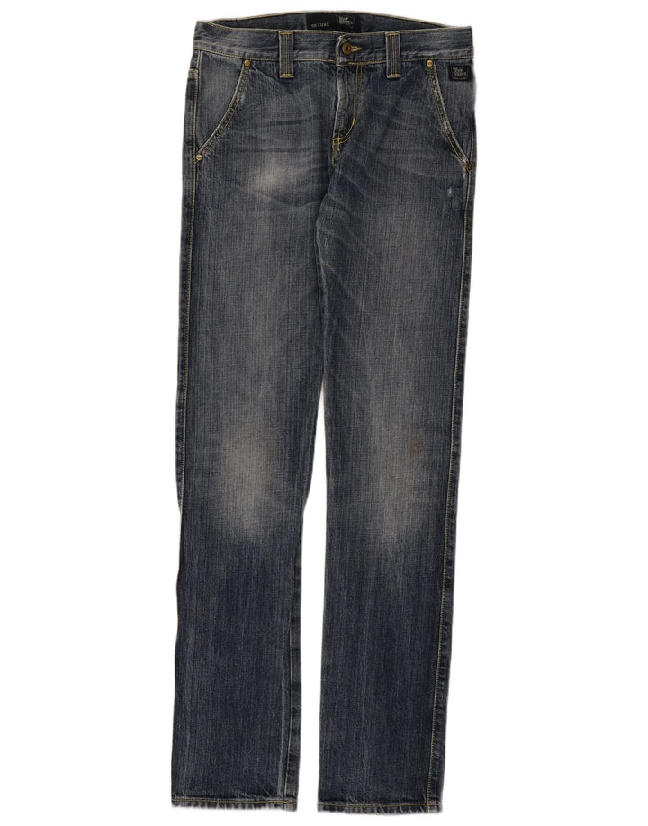 Ανδρικό Roy Rogers Distressed Straight Jeans W30 L35 Μπλε βαμβακερό