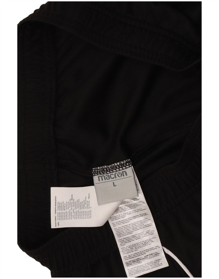 Αθλητικό σορτς Macron Ανδρικό HELLAS VERONA Μαύρο μεγάλο πολυεστέρα