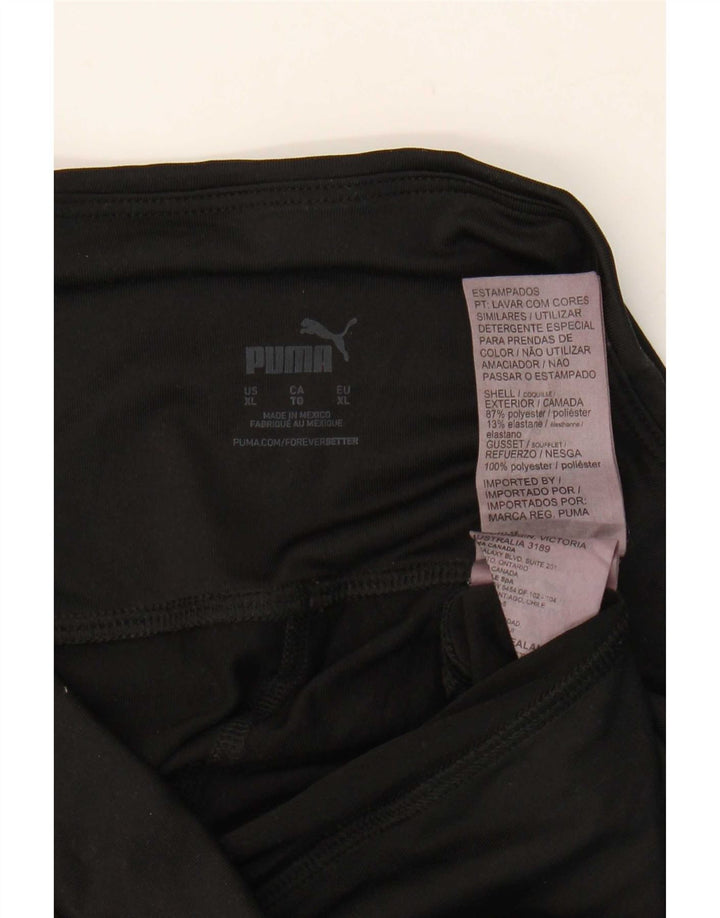 Puma Γυναικείο Γραφικό Κολάν UK 18 XL Μαύρο πολυεστέρα