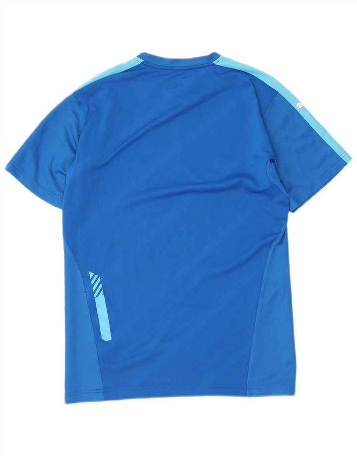 Ανδρικό T-Shirt Puma Top Medium Blue Colorblock Πολυεστέρας