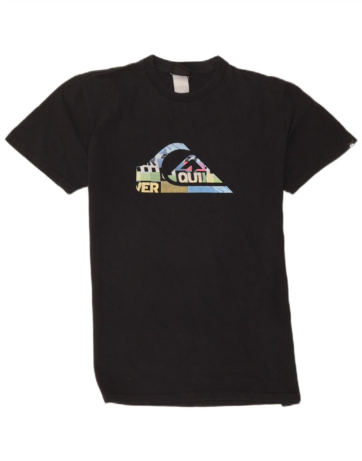 Ανδρικό γραφικό μπλουζάκι Quiksilver Top Small Black