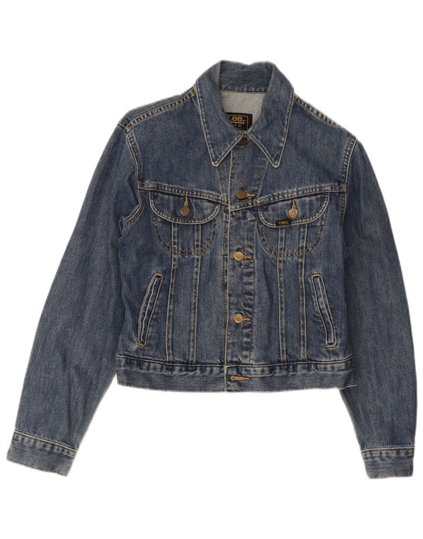 Τζιν μπουφάν Lee Boys Crop 8-9 Years Medium Blue Cotton
