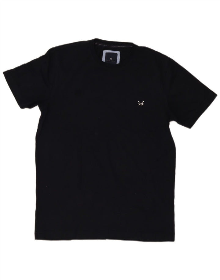 Ανδρικό T-Shirt Crew Clothing Top από μεσαίο μπλε ναυτικό βαμβακερό