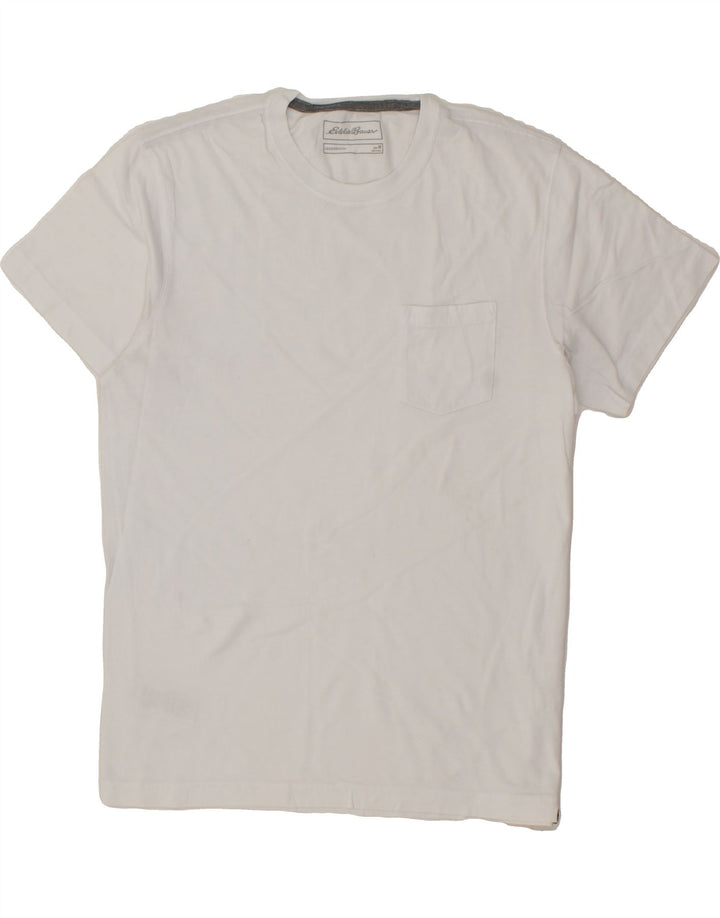 EDDIE BAUER Mens T-Shirt Top Medium White Cotton Vintage Eddie Bauer and Second-Hand Eddie Bauer from Messina Hembry 