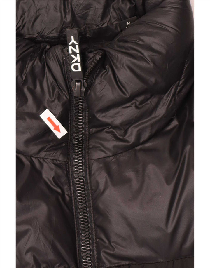 Dkny Ανδρικό γραφικό μπουφάν με επένδυση UK 38 Medium Black Colorblock Nylon