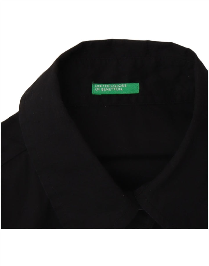 Γυναικείο πουκάμισο Benetton UK 12 Medium Black