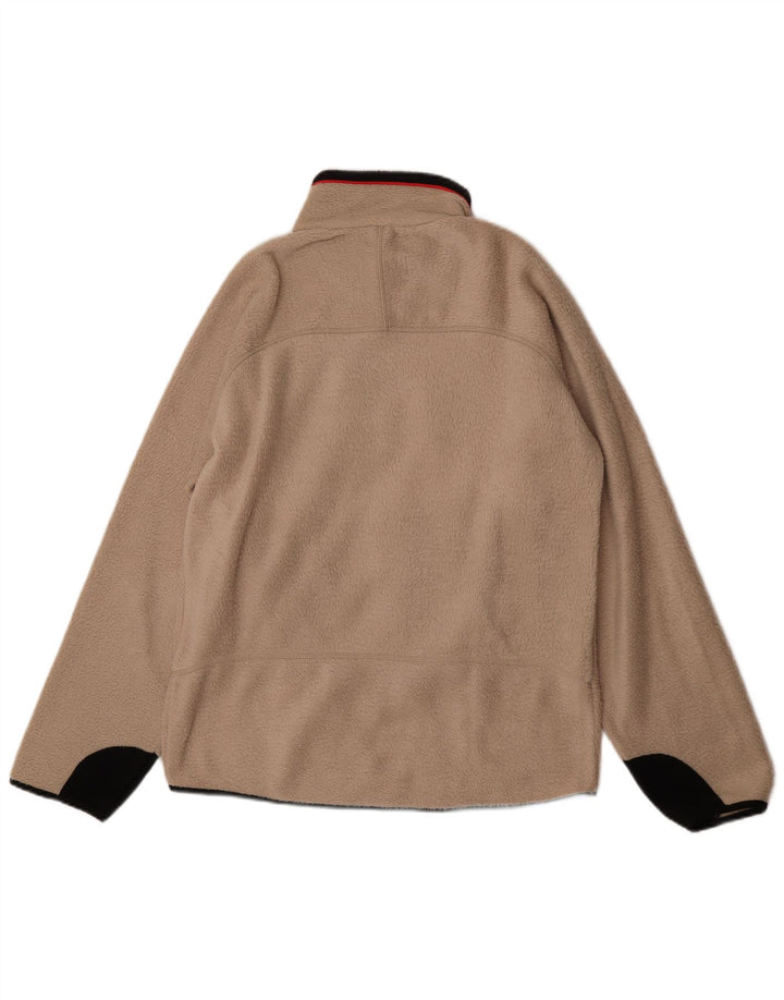 Fila Ανδρικό Fleece Jacket UK 40 Large Beige Colourblock Polyester