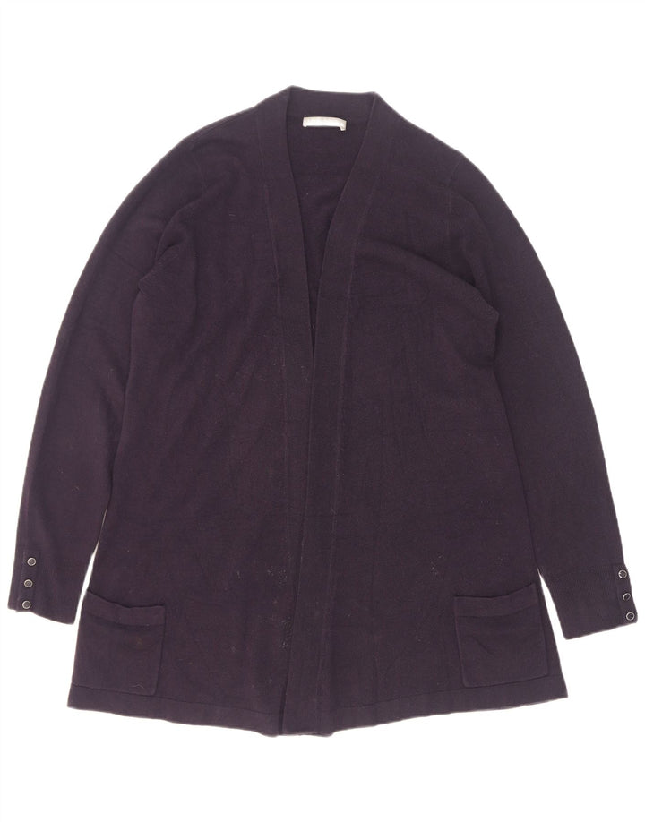 Marks & Spencer Γυναικείο πουλόβερ Longline Cardigan UK 12 Medium Navy Blue