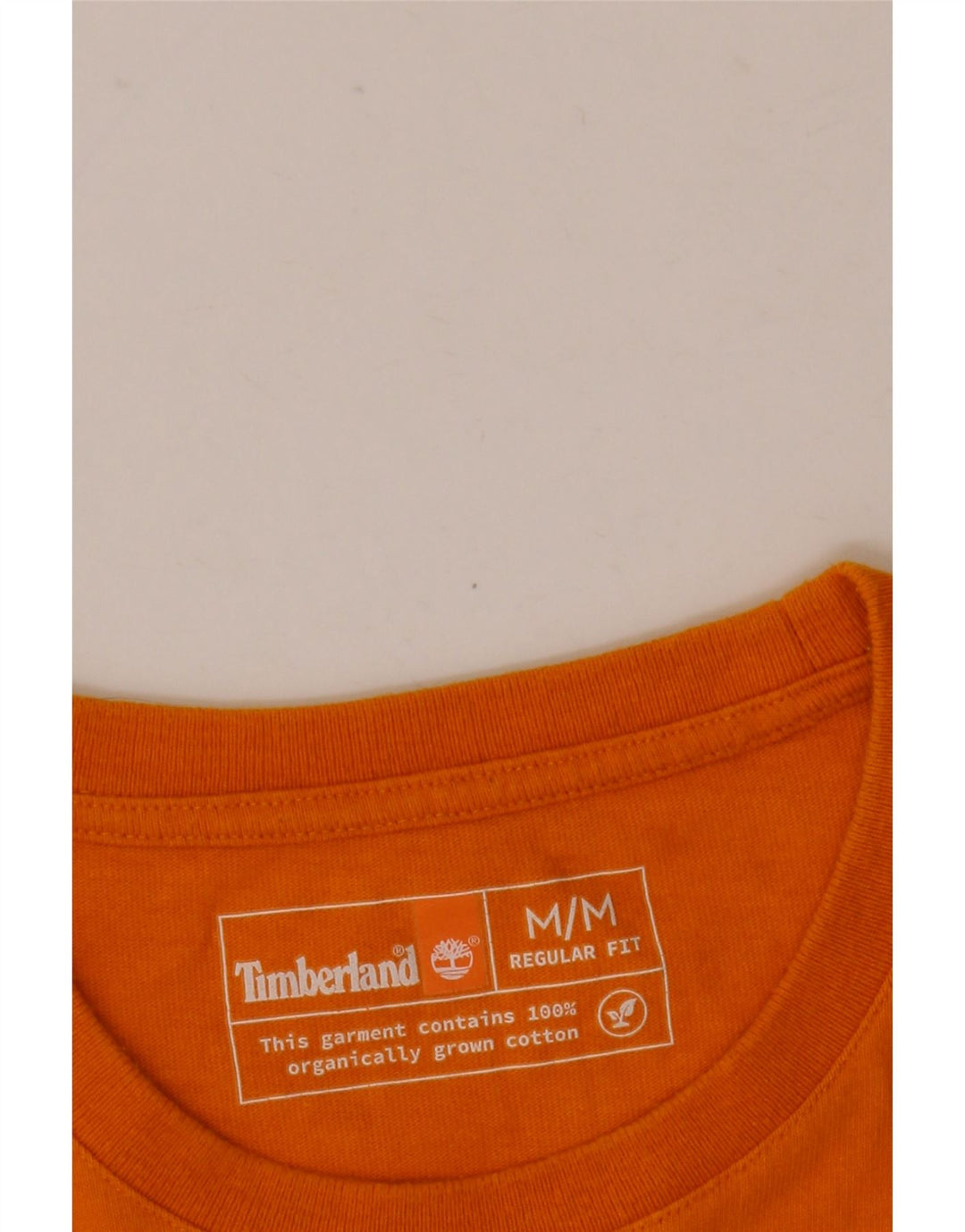 Ανδρικό μπλουζάκι Timberland με κανονική εφαρμογή, γραφικό μπλουζάκι, μεσαίο πορτοκαλί βαμβακερό