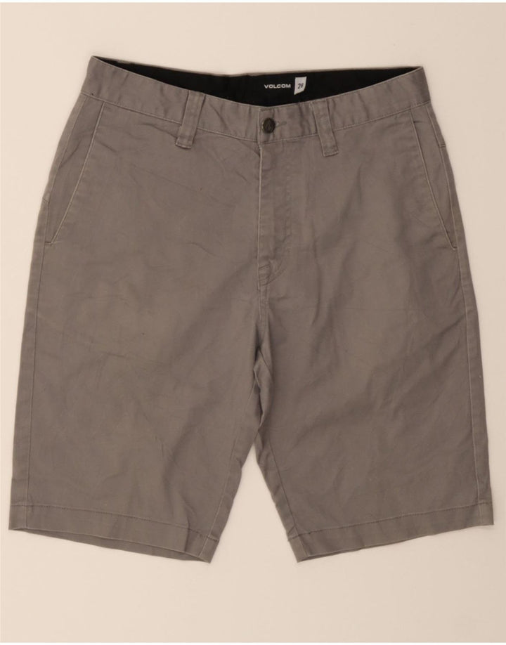 VOLCOM Womens Chino Shorts W28 Medium  Grey Cotton Vintage Volcom and Second-Hand Volcom from Messina Hembry 