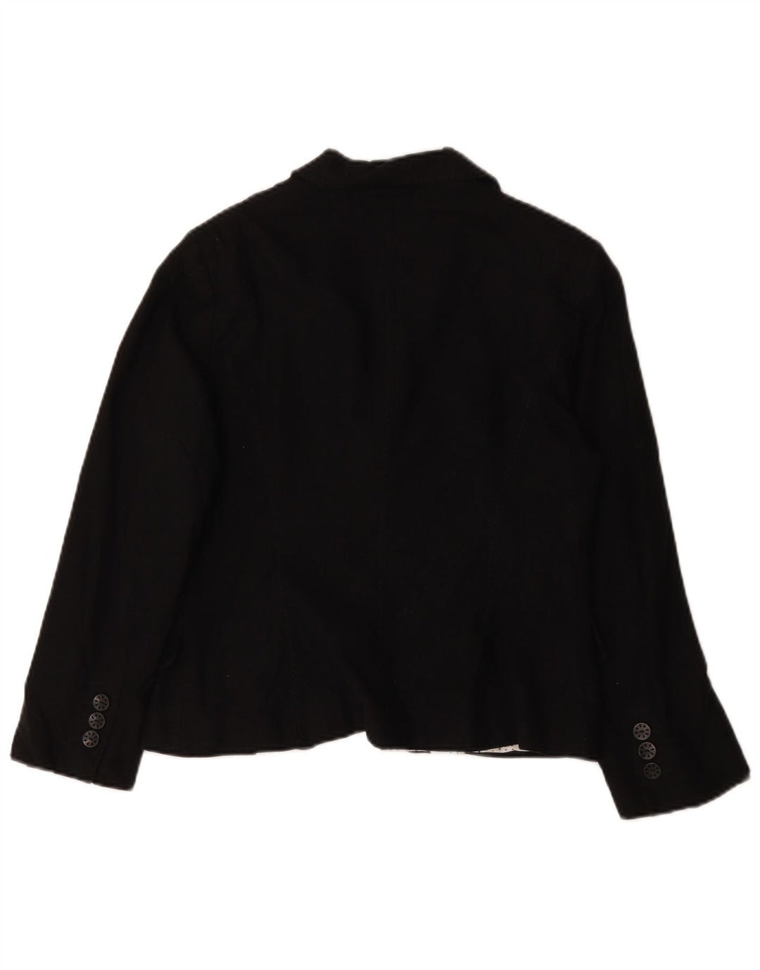 Marks & Spencer Γυναικείο μπουφάν blazer UK 14 μεγάλο μαύρο λινό