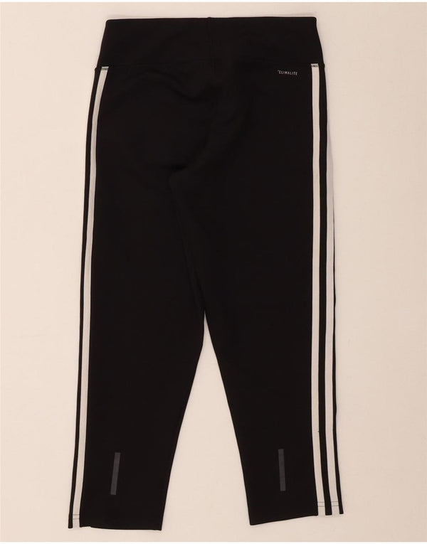Adidas Womens Climalite Capri Leggings UK 8/10 Small  Black Polyester