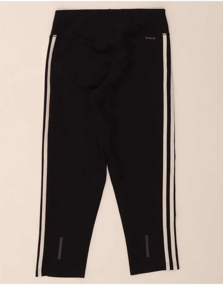 Adidas Γυναικεία κολάν Capri Climalite UK 8/10 Μικρό μαύρο πολυεστέρα