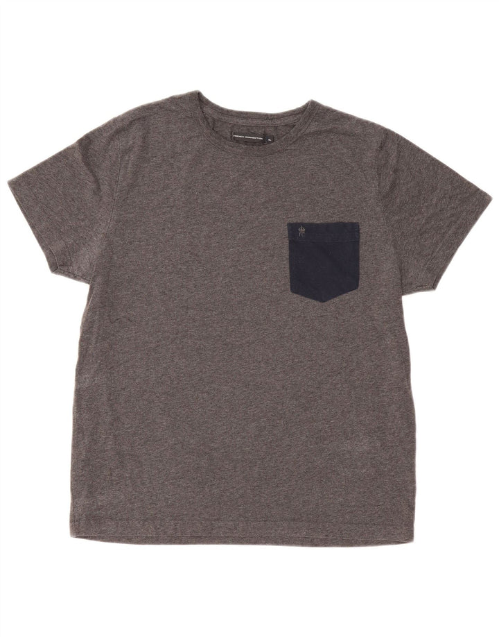 Ανδρικό T-Shirt French Connection Top XL Grey Flecked Polyester