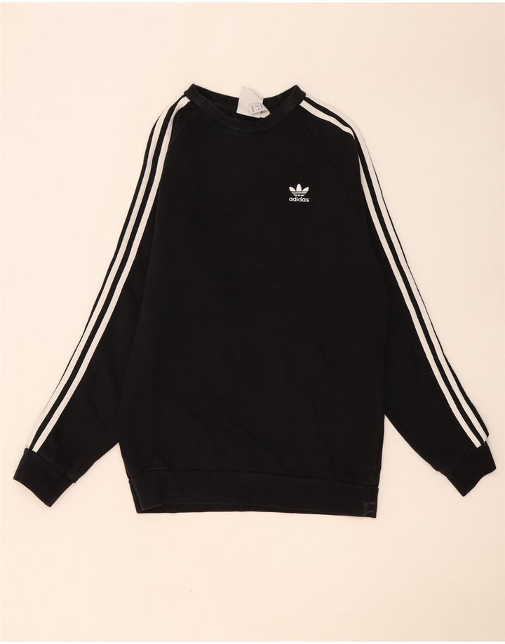 Ανδρικό φούτερ Adidas Jumper Μικρό μαύρο βαμβακερό