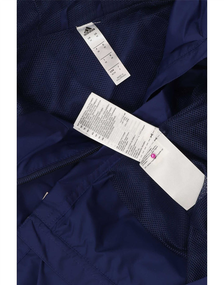 Ανδρικό μπουφάν βροχής με κουκούλα Adidas 38 μεσαίο πολυεστέρας