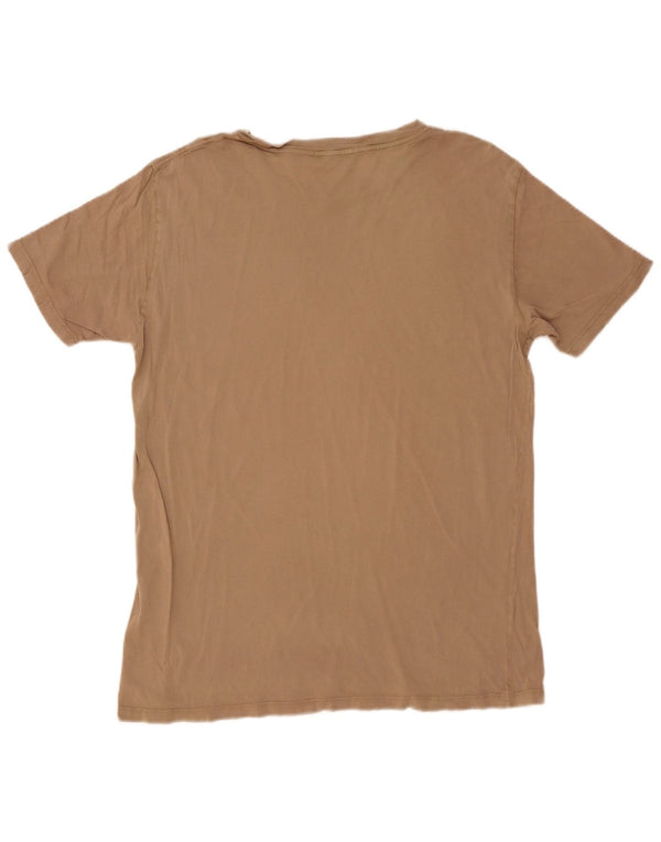 Ανδρικό T-Shirt Replay Top Large Beige Βαμβακερό