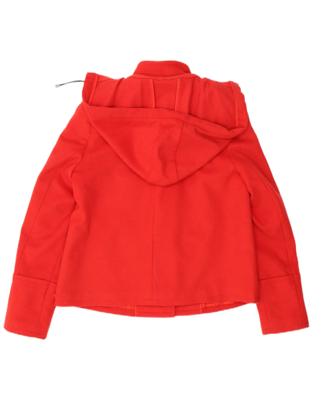 Stefanel Γυναικείο μπουφάν Duffle με κουκούλα IT 48 XL Red Virgin Wool