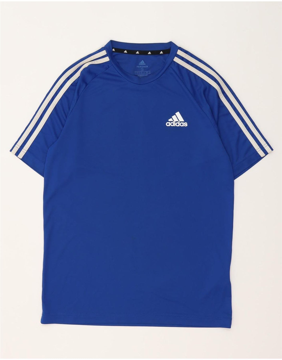Ανδρικό T-Shirt Climalite ADIDAS Top Small Blue Polyester