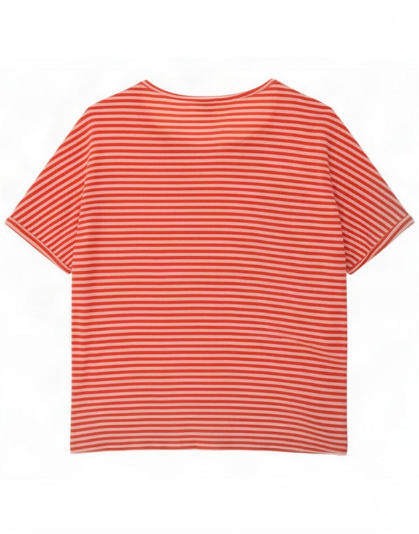 Γυναικείο μπλουζάκι με χαλαρή εφαρμογή Phase Eight Top UK 12 Medium Red ριγέ