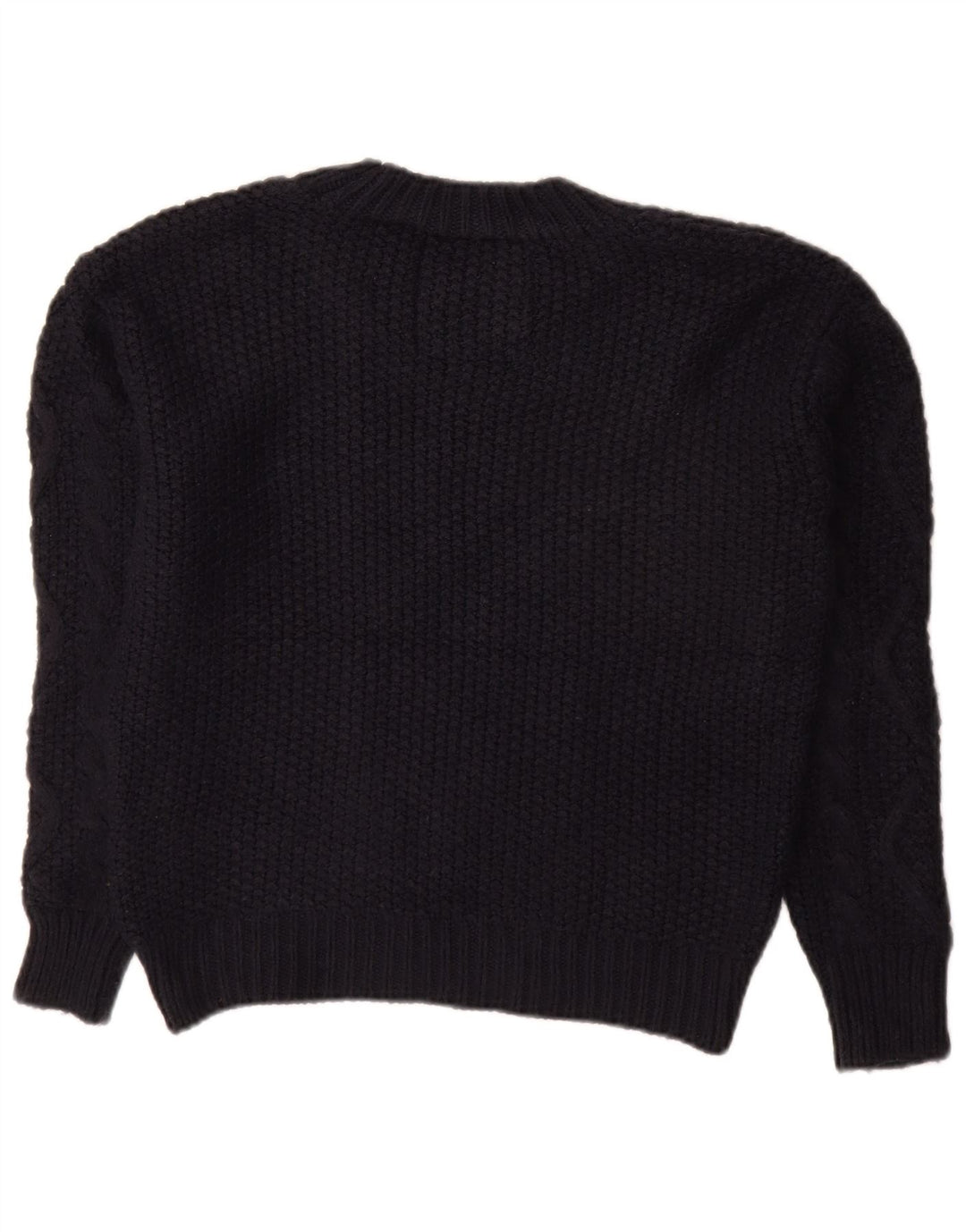 SUPERDRY Γυναικείο πουλόβερ με λαιμόκοψη μεγάλου μεγέθους UK 8 Small Navy Blue