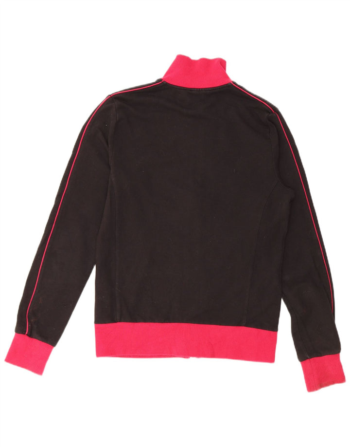 Γυναικεία αθλητική φόρμα PUMA Top Jacket UK 12 Medium Black Colourblock Cotton