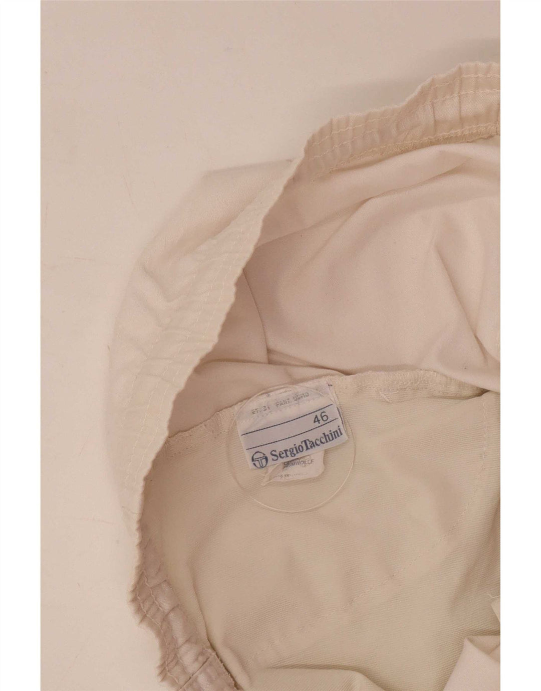 Ανδρικό γραφικό αθλητικό σορτς Sergio Tacchini IT 46 Small White Polyester