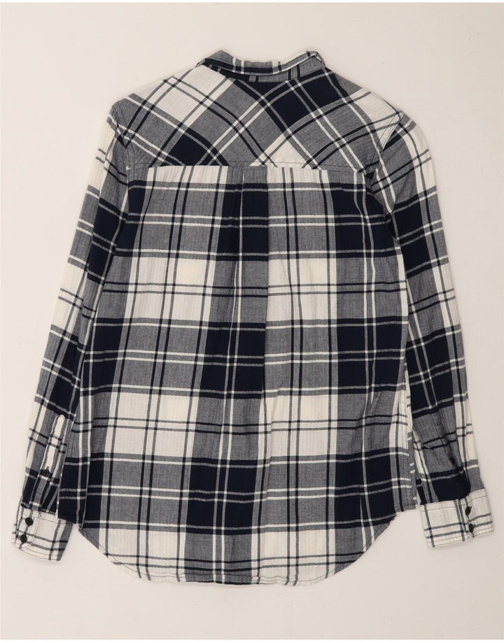 J. CREW Womens Shirt US 0 XS Black Check Cotton Vintage J. Crew and Second-Hand J. Crew from Messina Hembry 