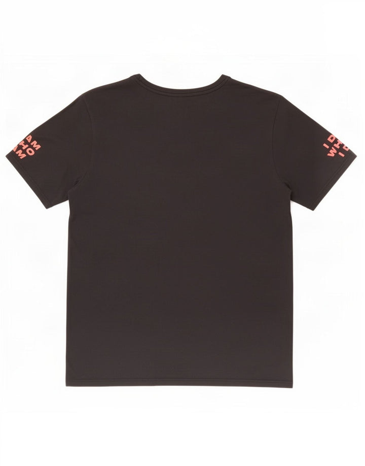 Ανδρικό γραφικό T-shirt Nike Dri Fit, μεσαίο μαύρο