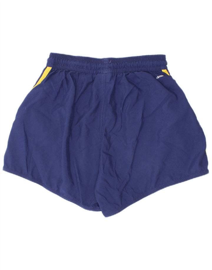 Γραφικά αθλητικά σορτς Adidas Boys 9-10 ετών Small Navy Blue Polyester