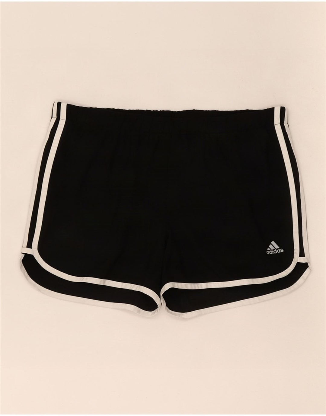 Γυναικείο αθλητικό σορτς Adidas Climalite UK 14 μεσαίο μαύρο πολυεστέρα