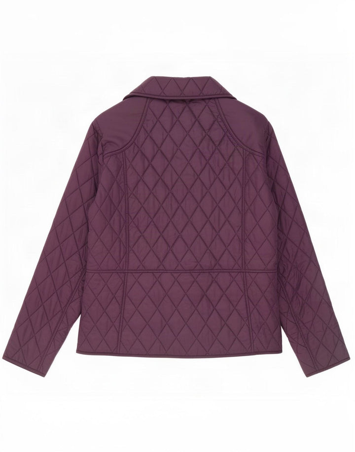 Barbour γυναικείο καπιτονέ μπουφάν UK 16 Large Purple Polyamide