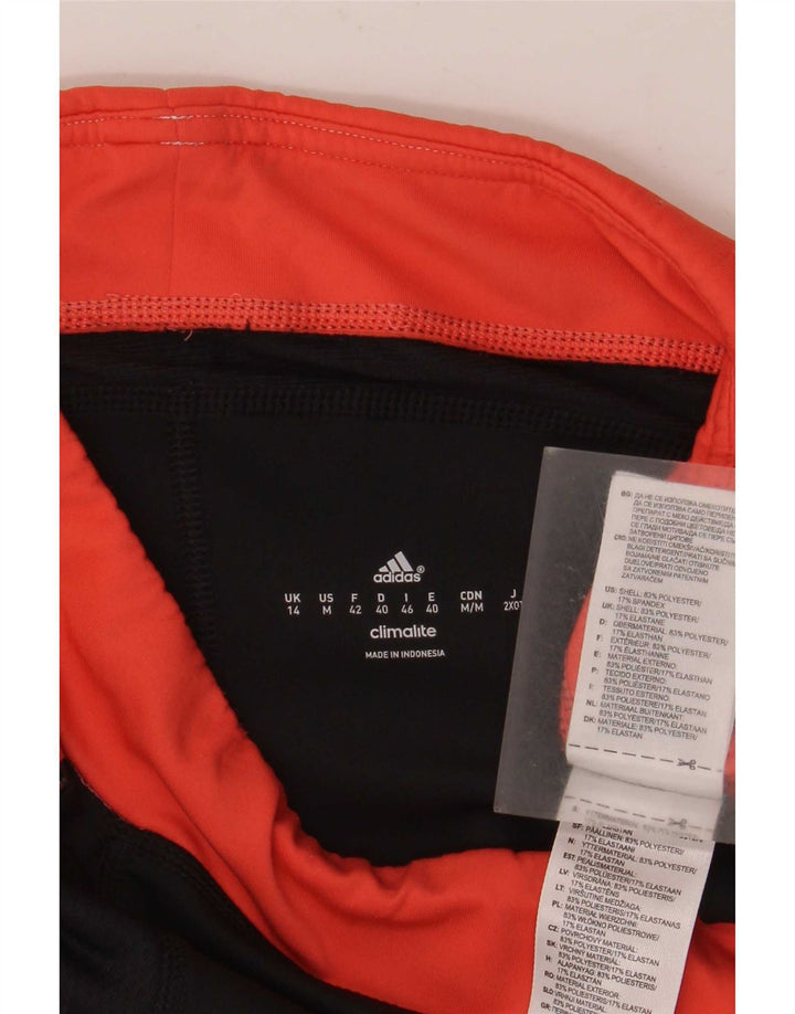 Γυναικεία Adidas Climalite Capri Leggings UK 14 Medium Black Colourblock