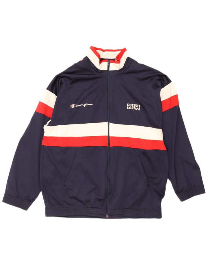 Ανδρική φόρμα Champion Top Jacket Medium Navy Blue Colorblock Polyester
