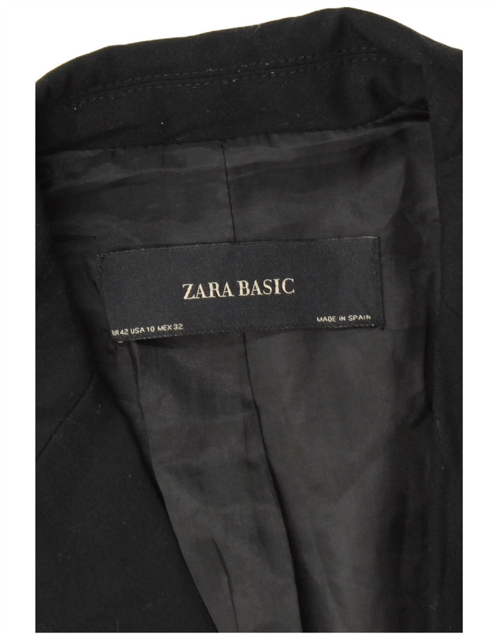 Zara Γυναικείο τζάκετ μπλέιζερ EU 42 μεγάλο μαύρο πολυεστέρα