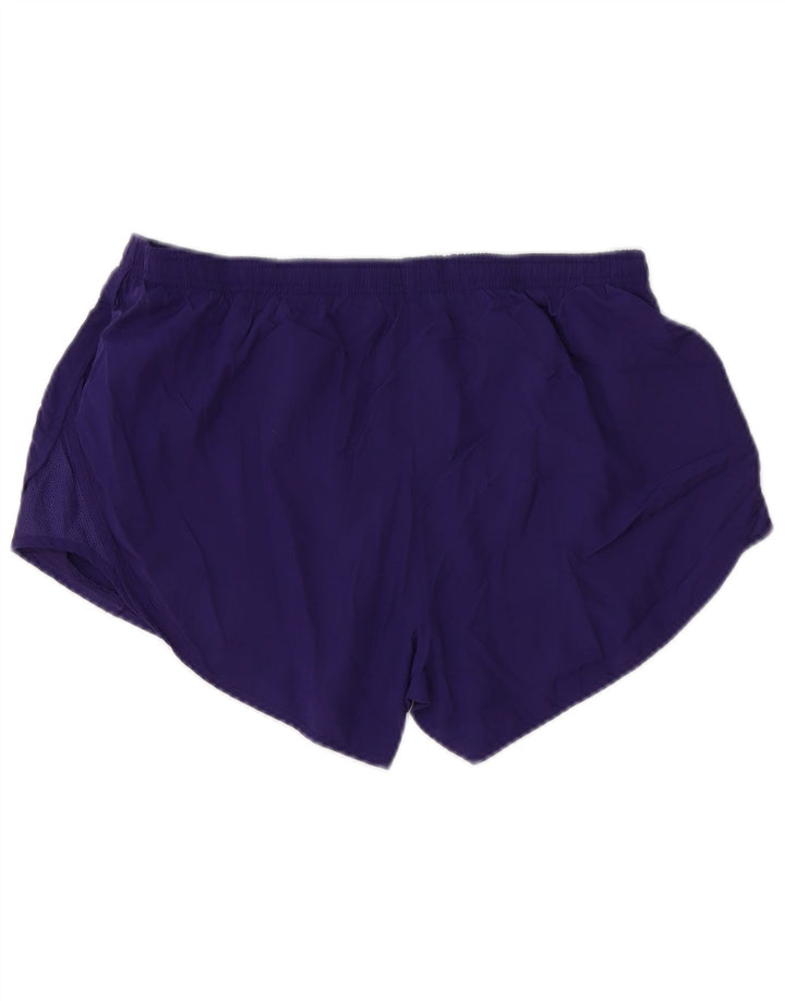 Γυναικείο αθλητικό σορτς NIKE Dri Fit UK 14 μεσαίο μωβ πολυεστέρας