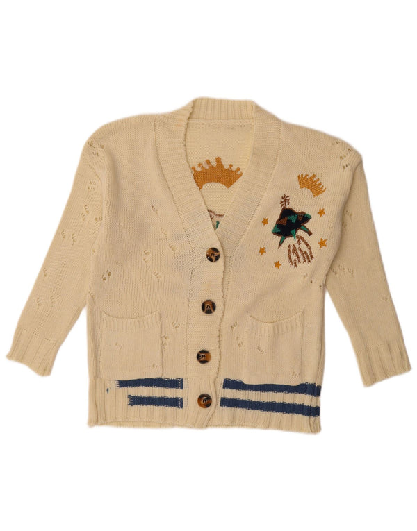 Vintage γυναικείο πουλόβερ με γραφικά ζακέτα UK 18 XL με ρίγες