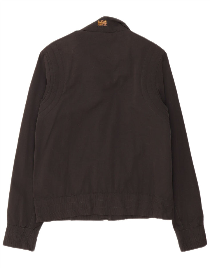 G-STAR Γυναικείο Bomber Jacket UK 14 Medium Black Cotton