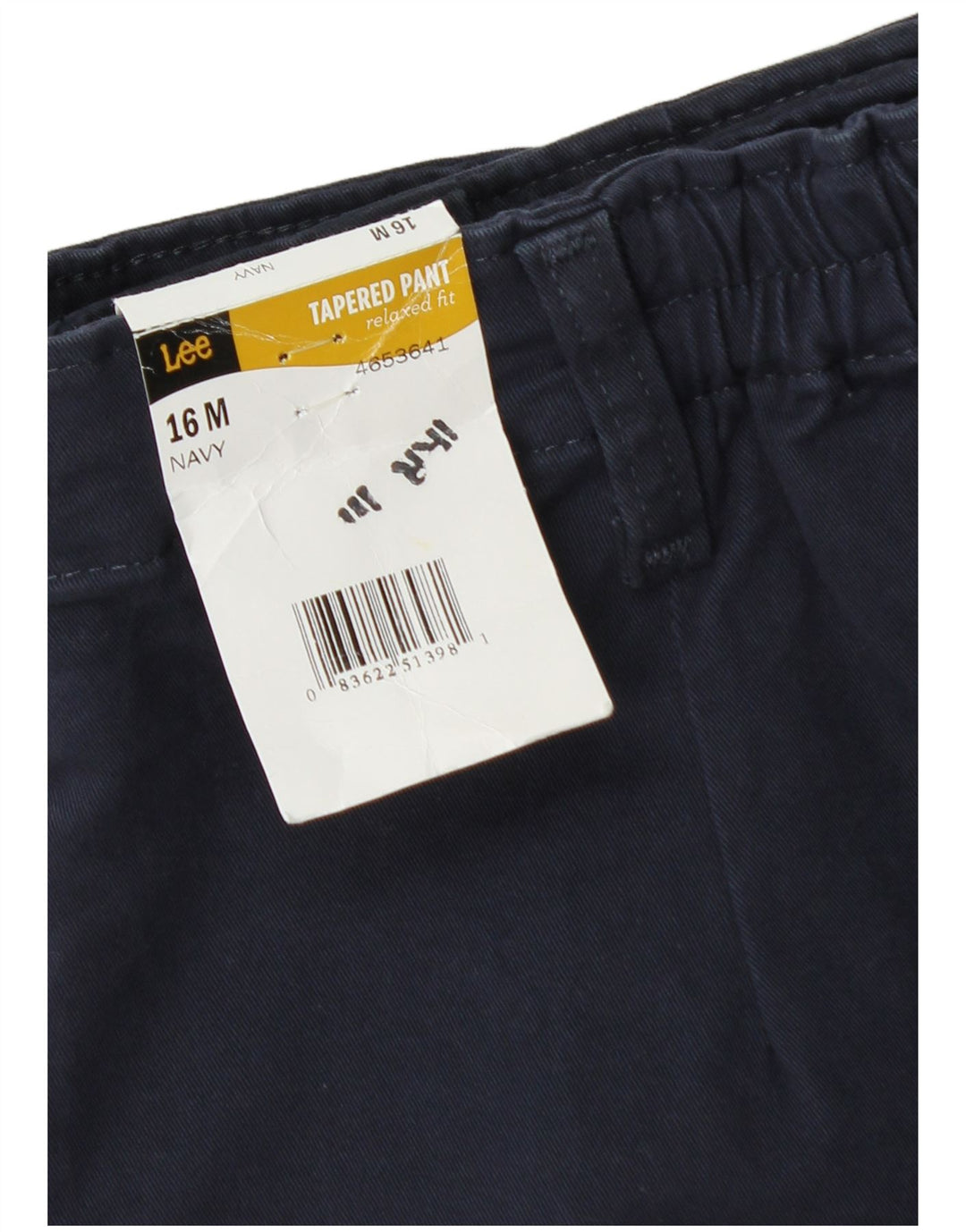 Lee Γυναικείο παντελόνι Chino με καρφίτσα US 16 2XL W36 L30 Navy Blue Cotton
