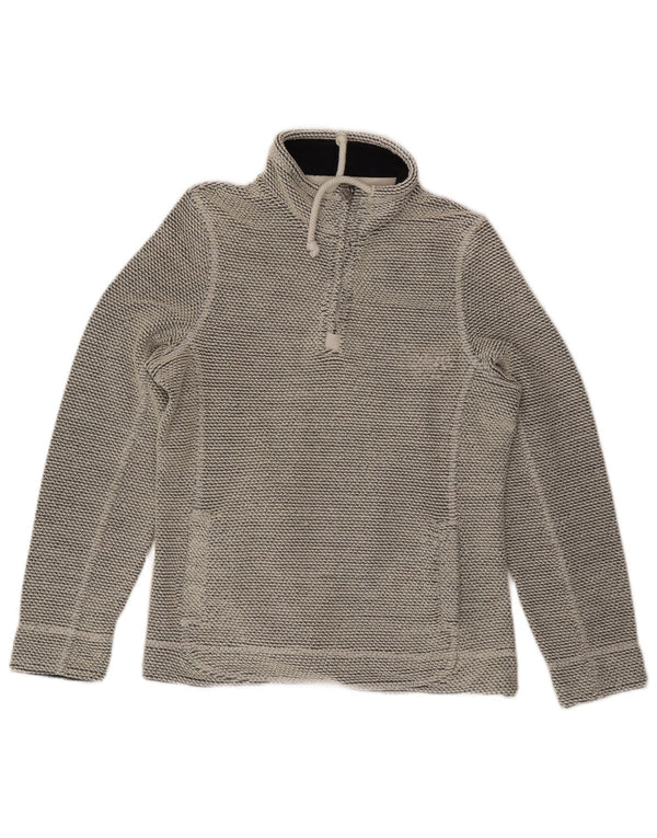 Γυναικείο φούτερ με φερμουάρ WEIRD FISH Jumper UK 12 Medium Grey Acrylic