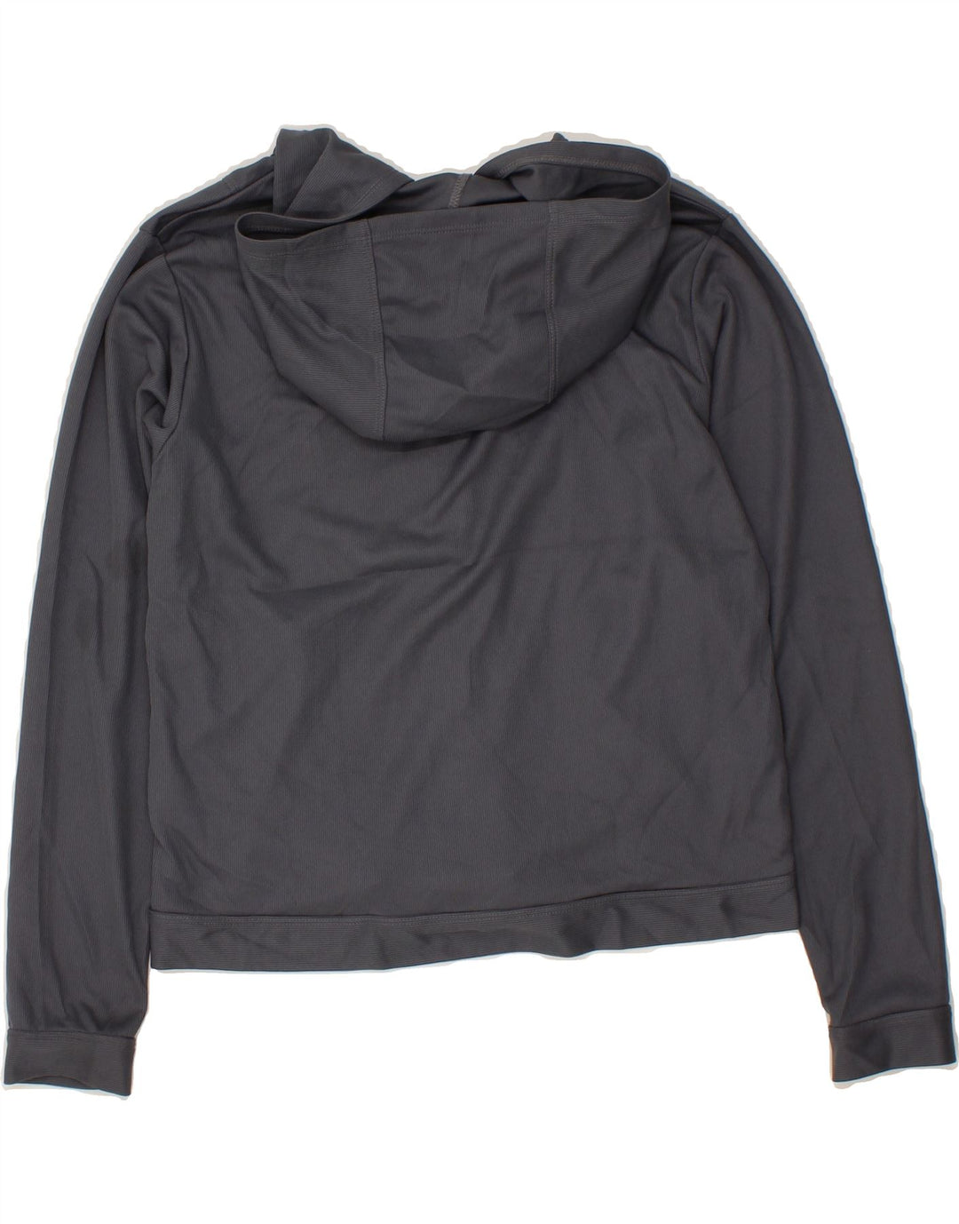 NIKE Womens Dri Fit Zip Hoodie Sweater US 4/6 Small Grey Vintage Nike and Second-Hand Nike from Messina Hembry 