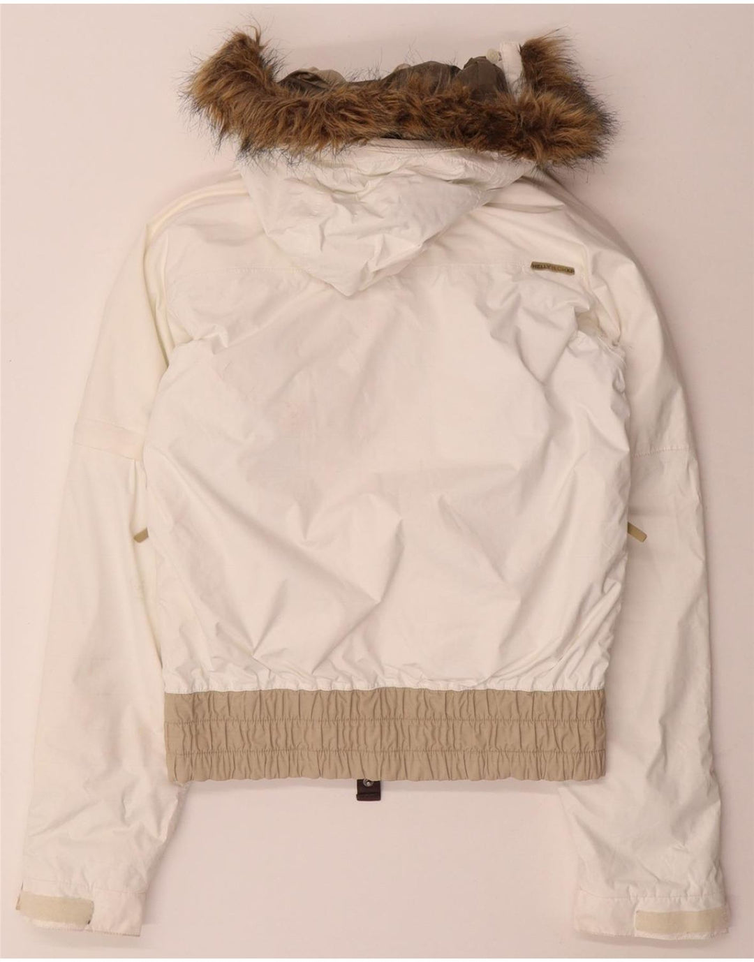 HELLY HANSEN Γυναικείο Μπουφάν με κουκούλα αντιανεμικό UK 6 XS Λευκό